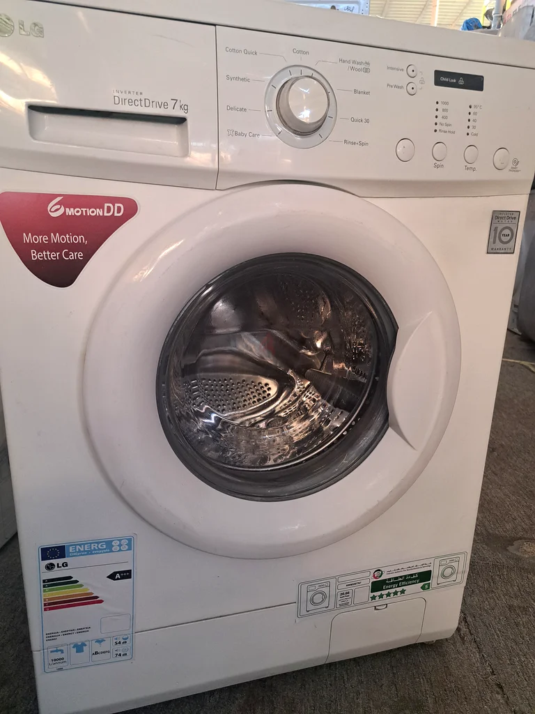 LG direct drive inverter washing machine 7kg for sale
