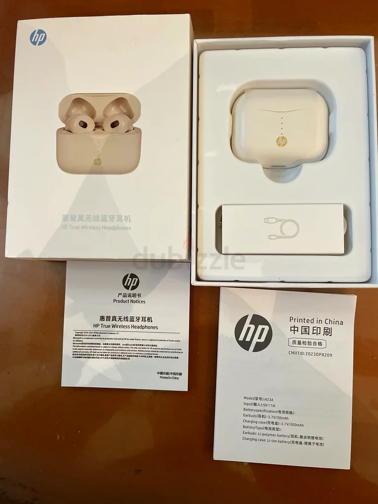HP true wireless headphones