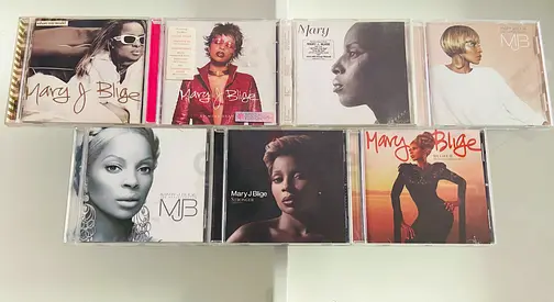 7 Mary J. Blige Music CD’s