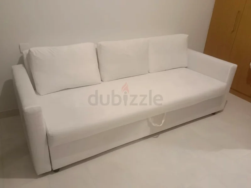 IKEA sofa cum bed 3 seater with big storage