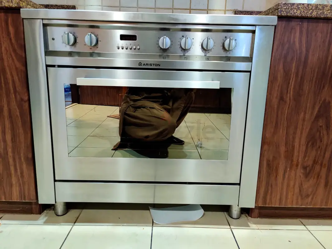 Ariston latest model full electric ceramic 90x60 oven fan by jhoon