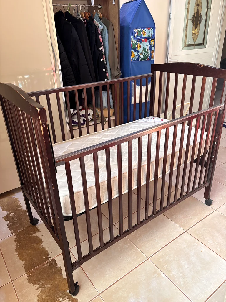 Juniors Baby Crib with mattress and bumper63206392900225114