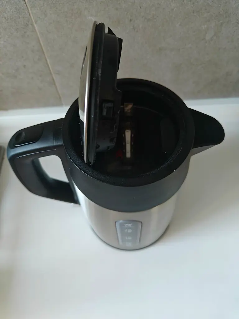 Bosch DesignLine Electric Kettle TWK4P440GB Silver And Black 1.7L