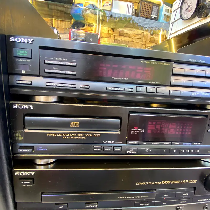 Sony sound system مسجل سوني