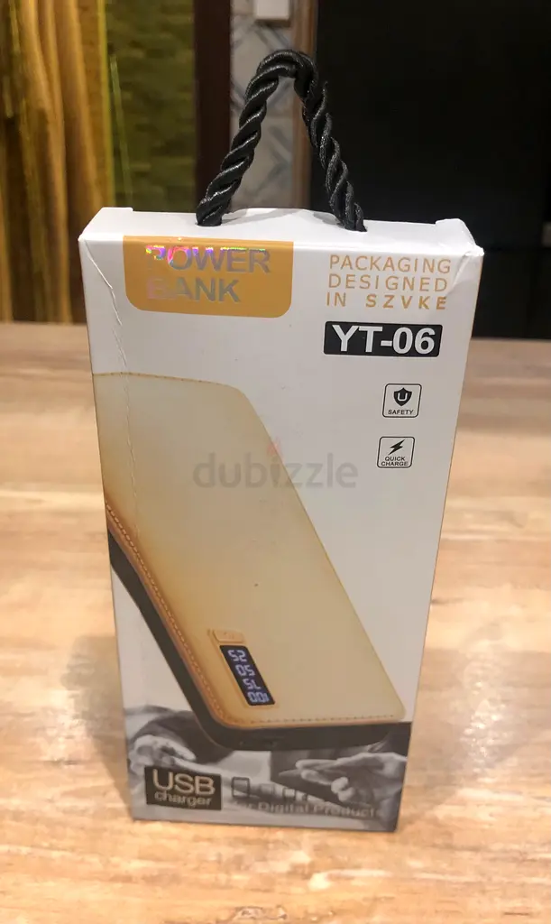 YT06 10000mAh Power Bank white Color Brand New