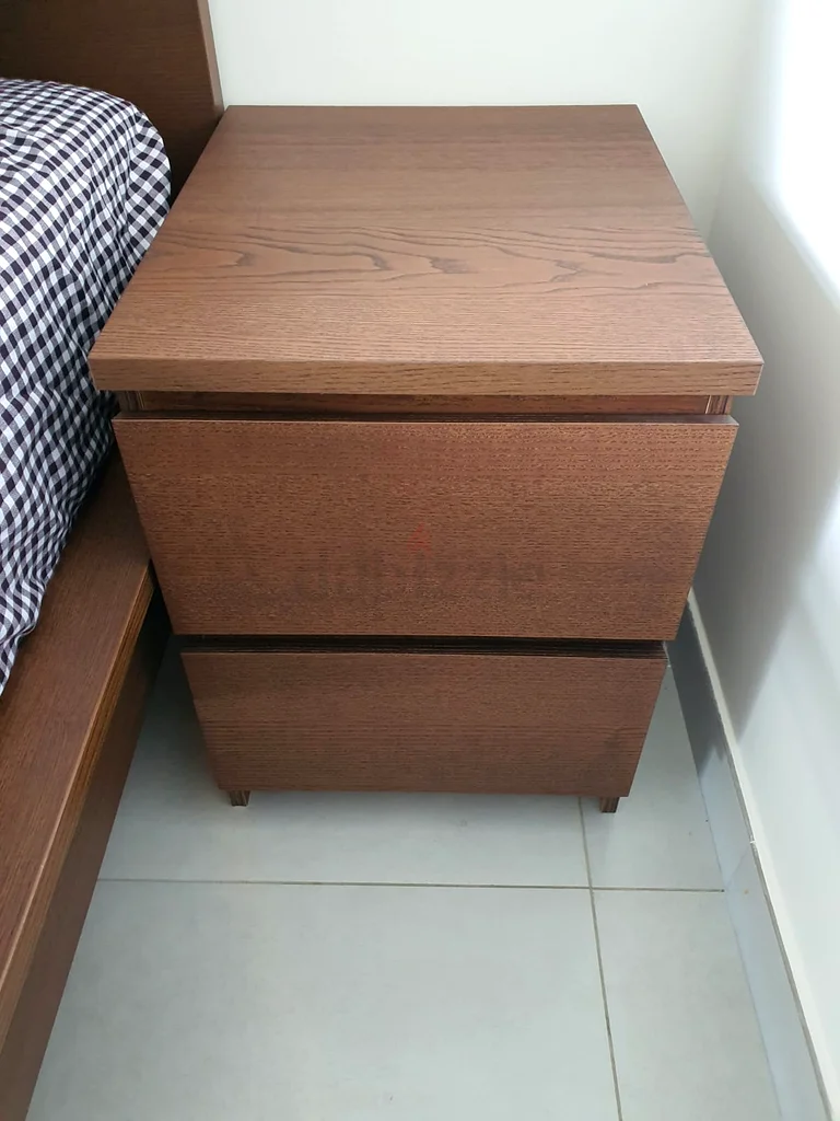 Full Bedroom Set, IKEA King Size, wood, no scratches, excellent