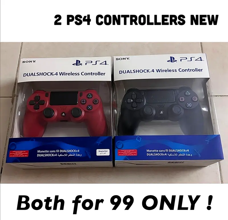 2 NEW PS4 Controllers Both PS4 Controller for 99