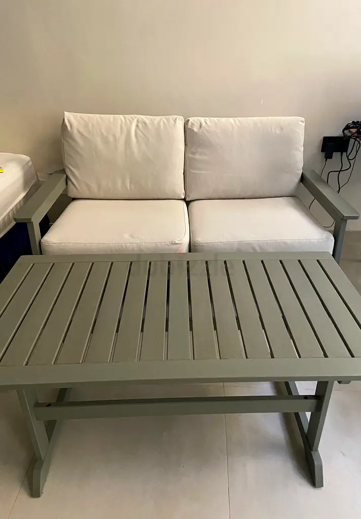 IKEA outdoor couch and table