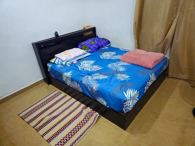 Bed and mattress for sale. Used for 1 year only. In excellent condition