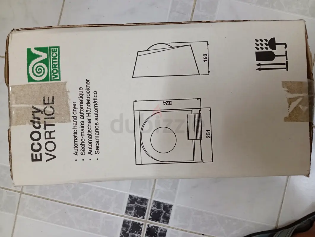 Brand new hand dryer for sale Eco dry Vortice made in italy