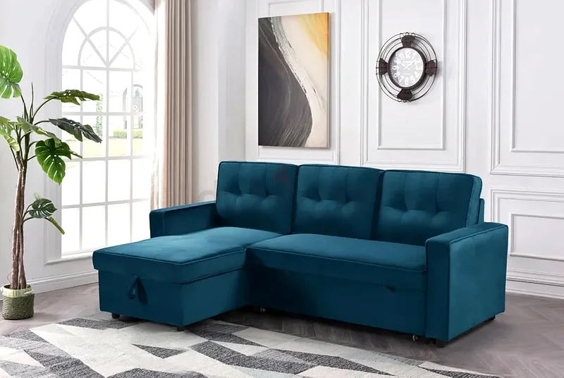 Brand new L shape sofa cum bed with storage for sale