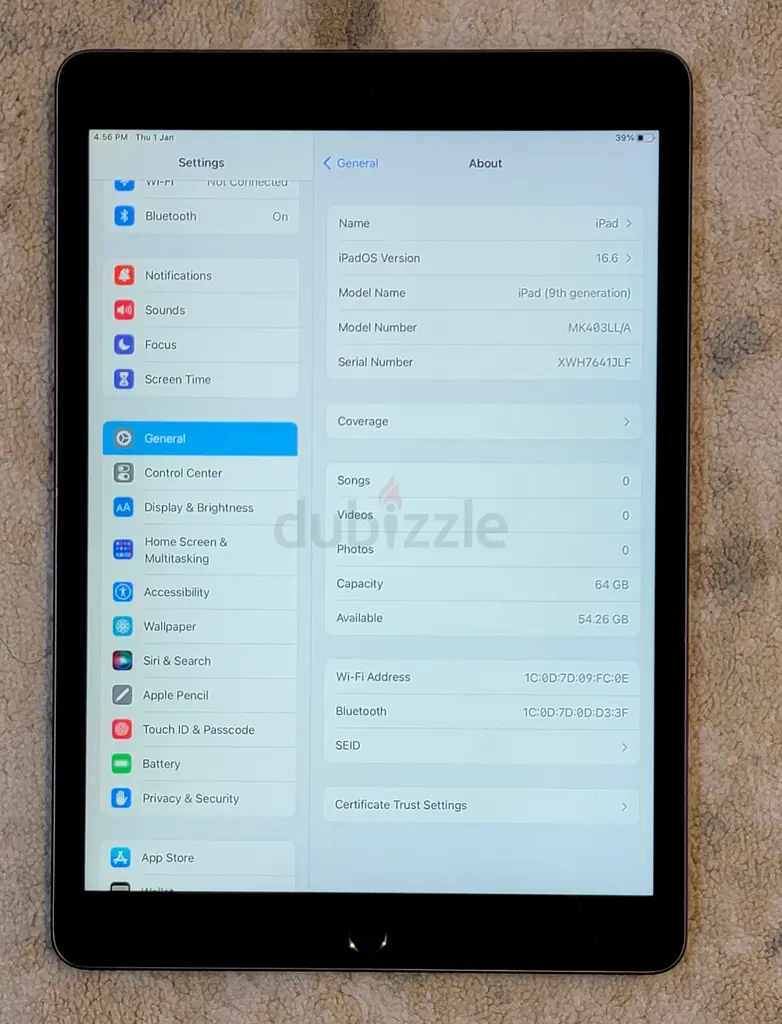 Apple iPad 9th Generation