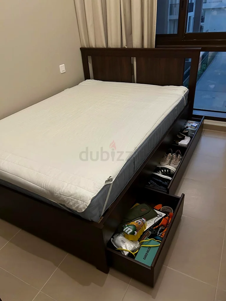 Ikea Songesand Bed Vesteroy Mattress 140x200