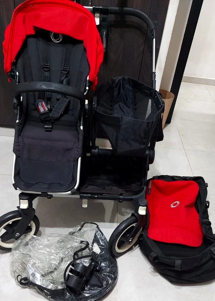 Bugaboo with infant seat and base
