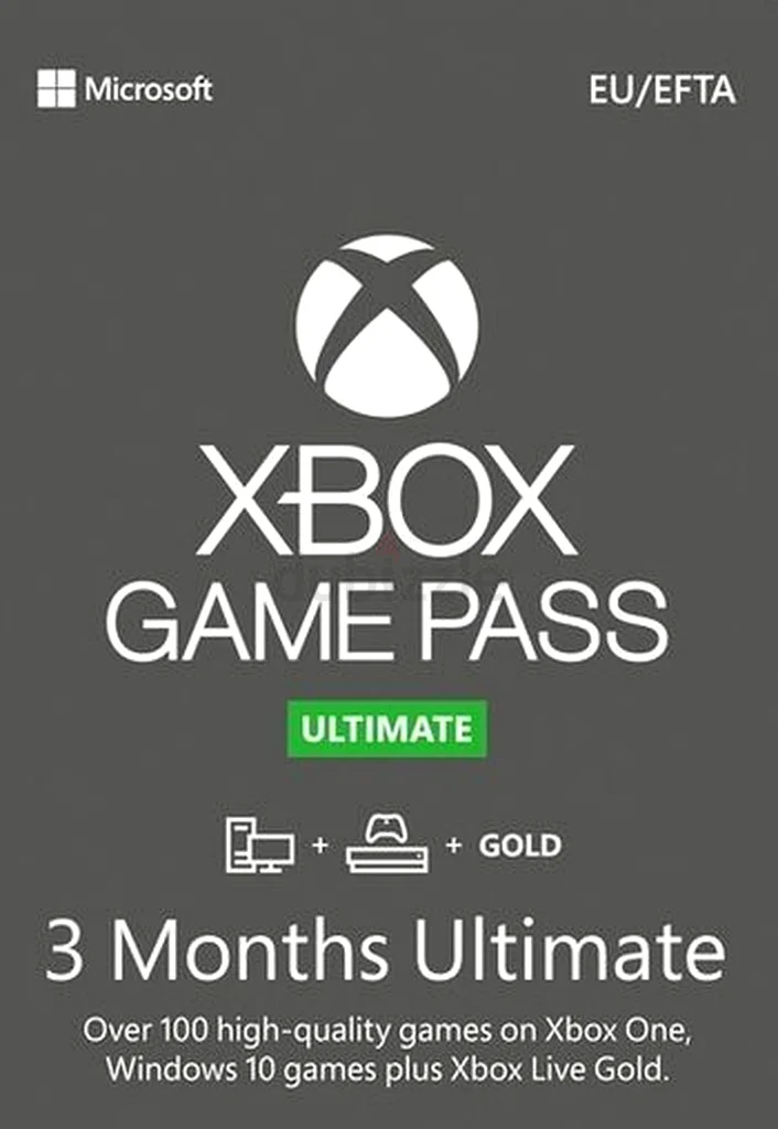 Xbox Game Pass Ultimate – بطاقة لمدة 3 أشهر632651034254101120