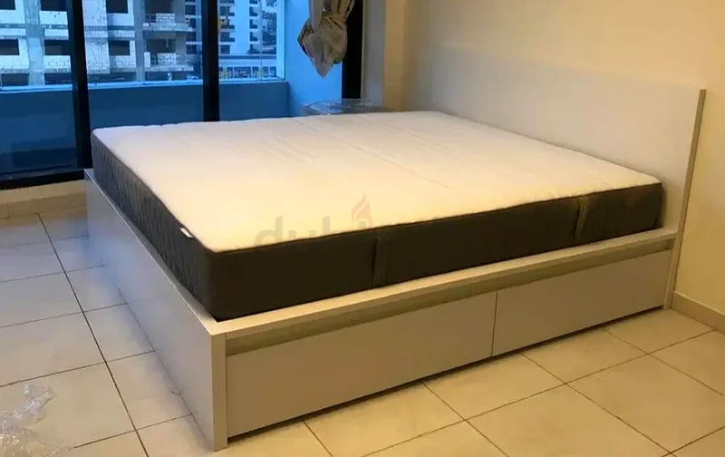 Ikea malm bed with mattress