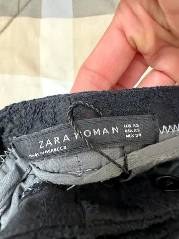 Zara formal smart casual embellish black pants