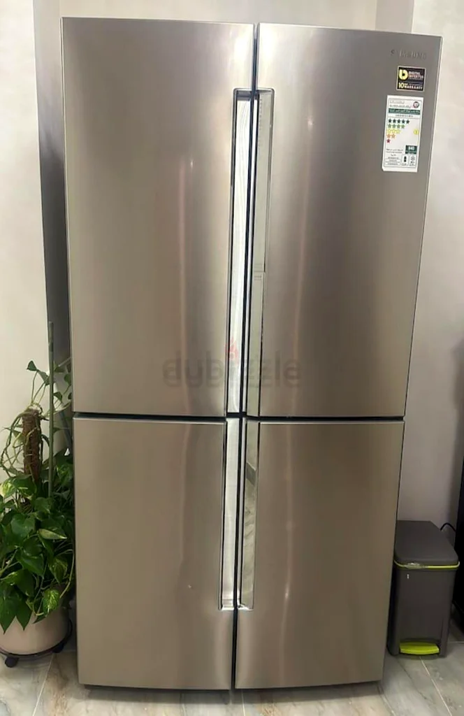 Samsung door in door big capsty refrigerator 90 cm wirtdh 90 cm depth