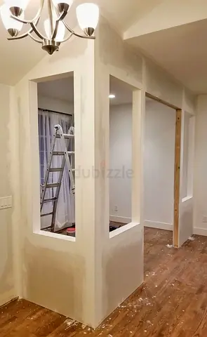 Gypsum wall partition