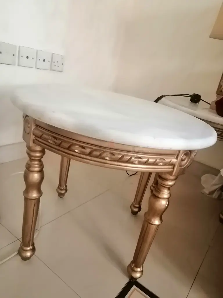 marble table