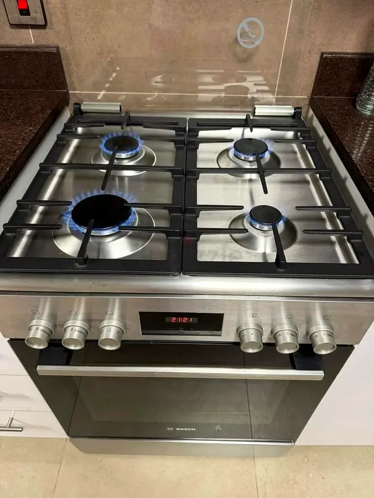 Bosch 4 Burner Gas Cooker Electric Oven 60cm Latest Model