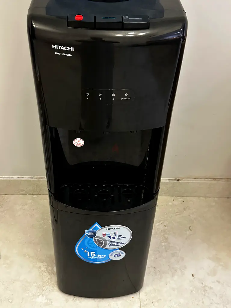 HITACHI Water Dispenser, Top Loading, Hot Cold and Ambient Temperature