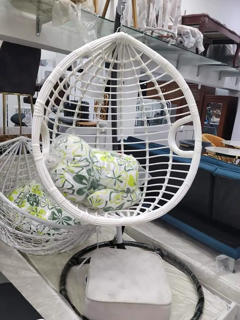 New white Colour Swing chair available