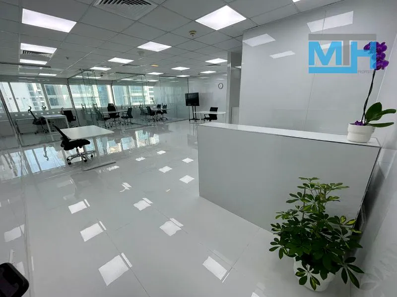 Office Fitted Office High Floor Partitioned SZR View Dubai