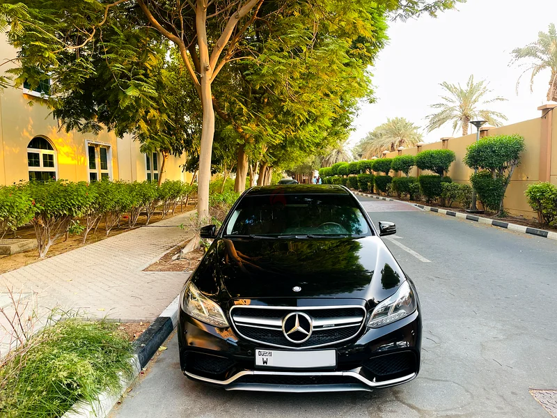 Mercedes E 350 with AMG body kit