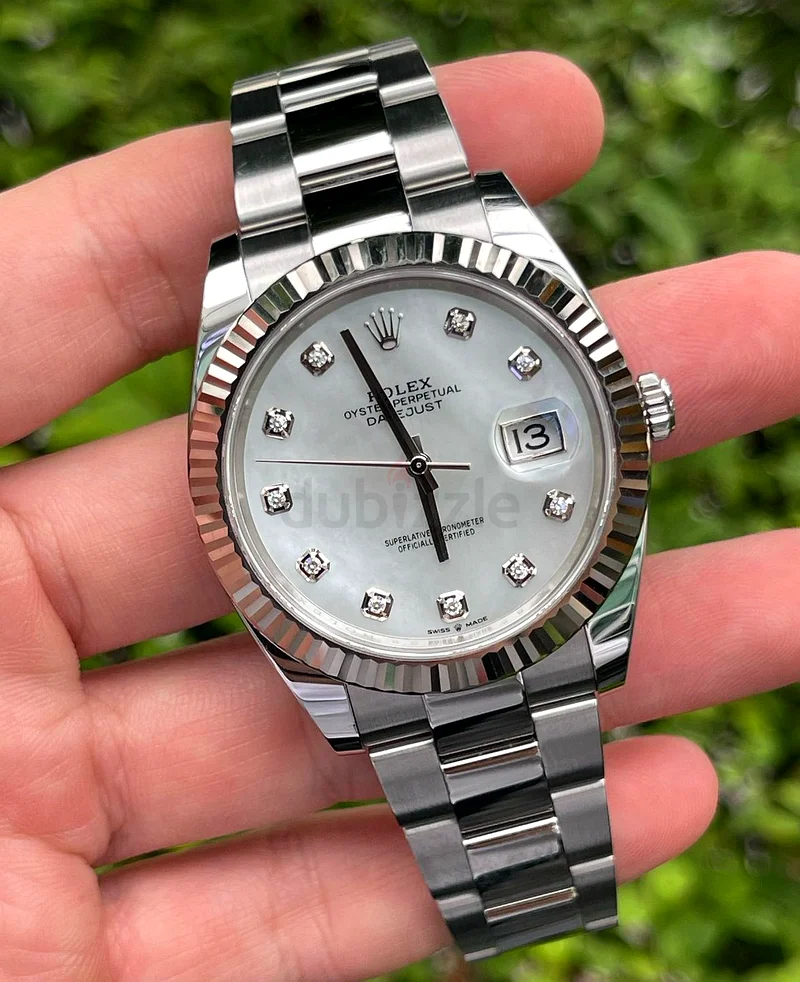 Rolex DateJust 36m Silver Diamond Dial 1:163264580669825110