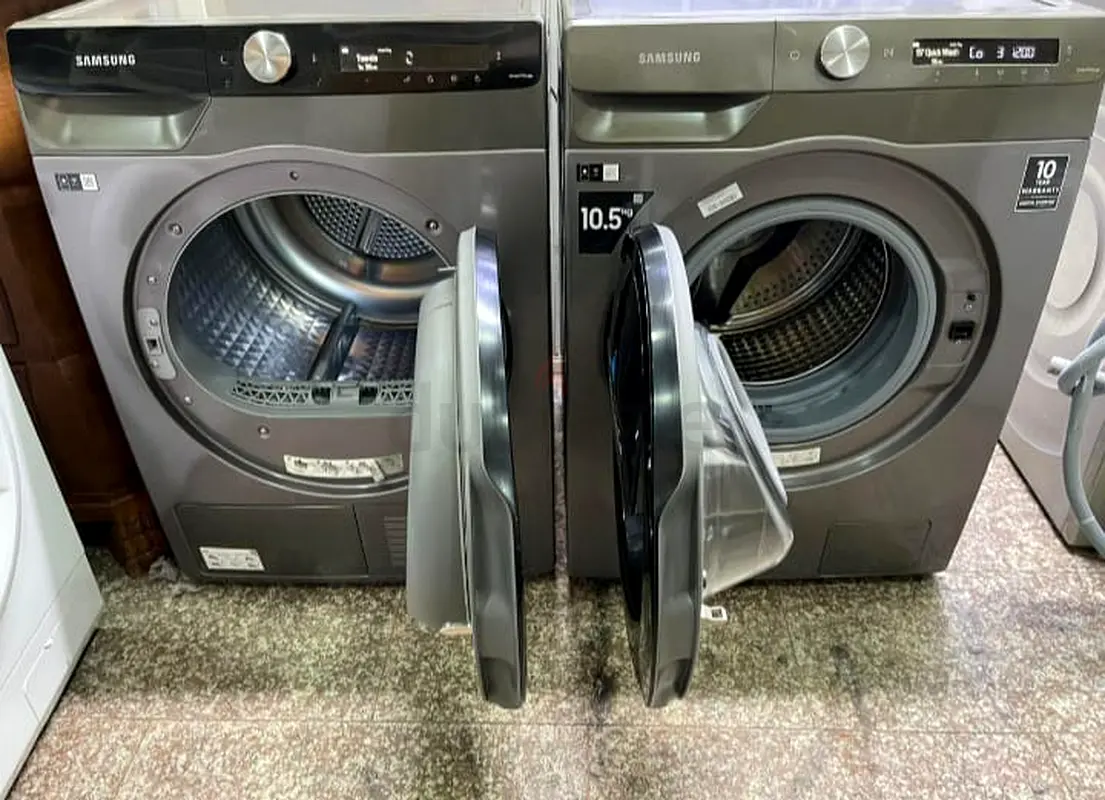 Samsung brand latest model 9kg washer 9kg dryer separate sett