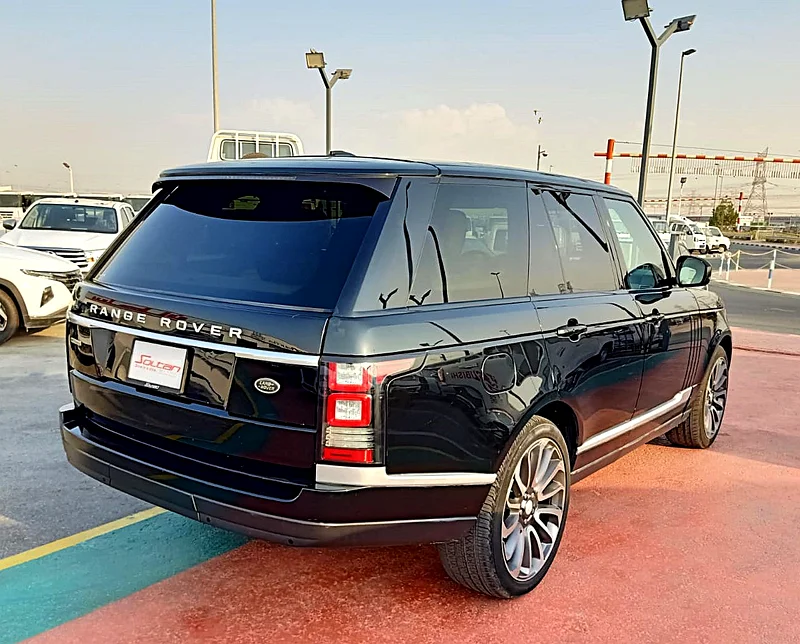 Autobiography 5.0 L A/T 2015 model, black color, used as shown63482779784195114