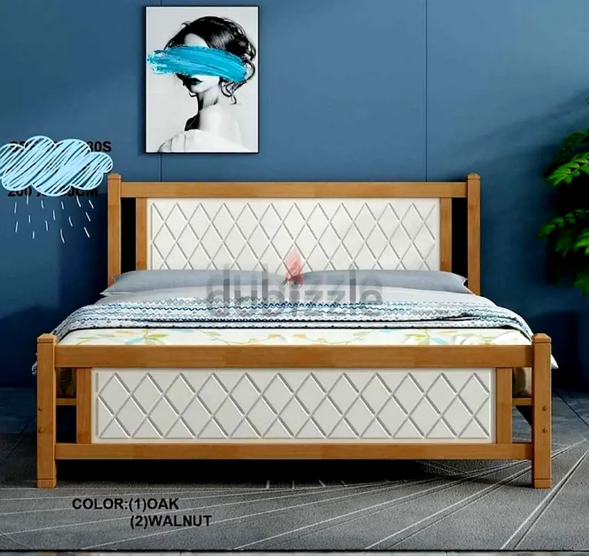 SOLID WOOD 180/200 KING SIZE BED AND MEDICAL MATTRESS AVAILABLE