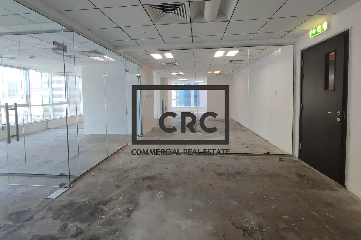 Office Best Priced Glass Partitioned Prime Area Abu Dhabi