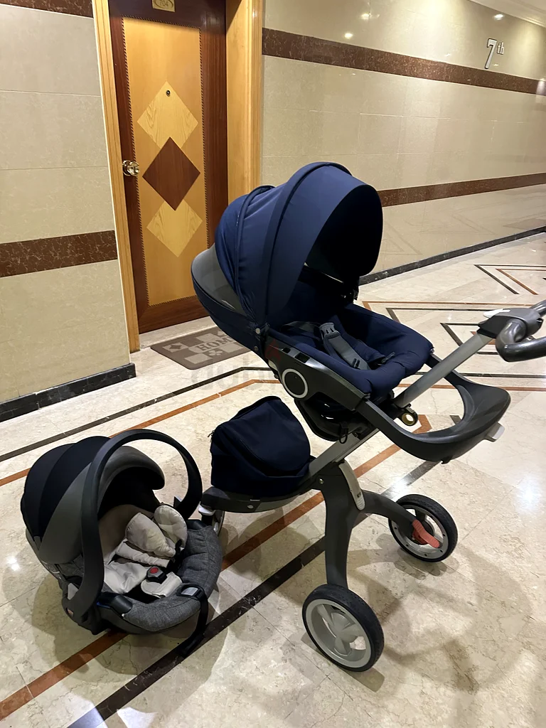 Stroller stokke v5 with stokke car seat62930654647170114
