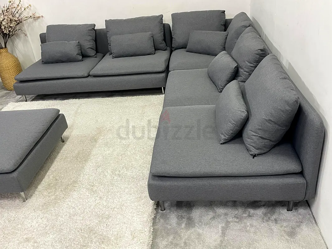 IKEA SODERHAMN Corner sofa 6seat with Footstool
