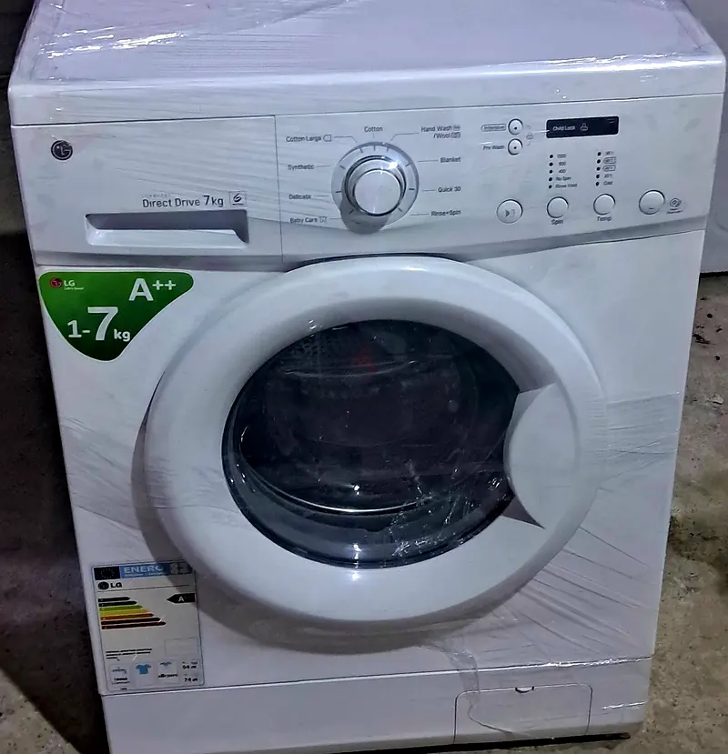 LG 7kg washing machine Inverter less consume electricity with warranty