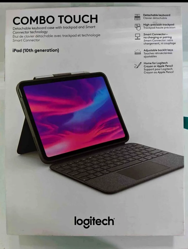 Logitech Combo Touch Keyboard Case for iPad (10th gen) with Trackpad