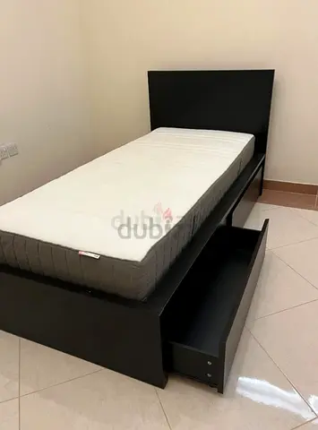 Ikea malm bed with mattress