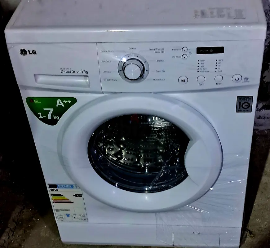 LG 7kg washing machine Inverter less consume electricity with warranty