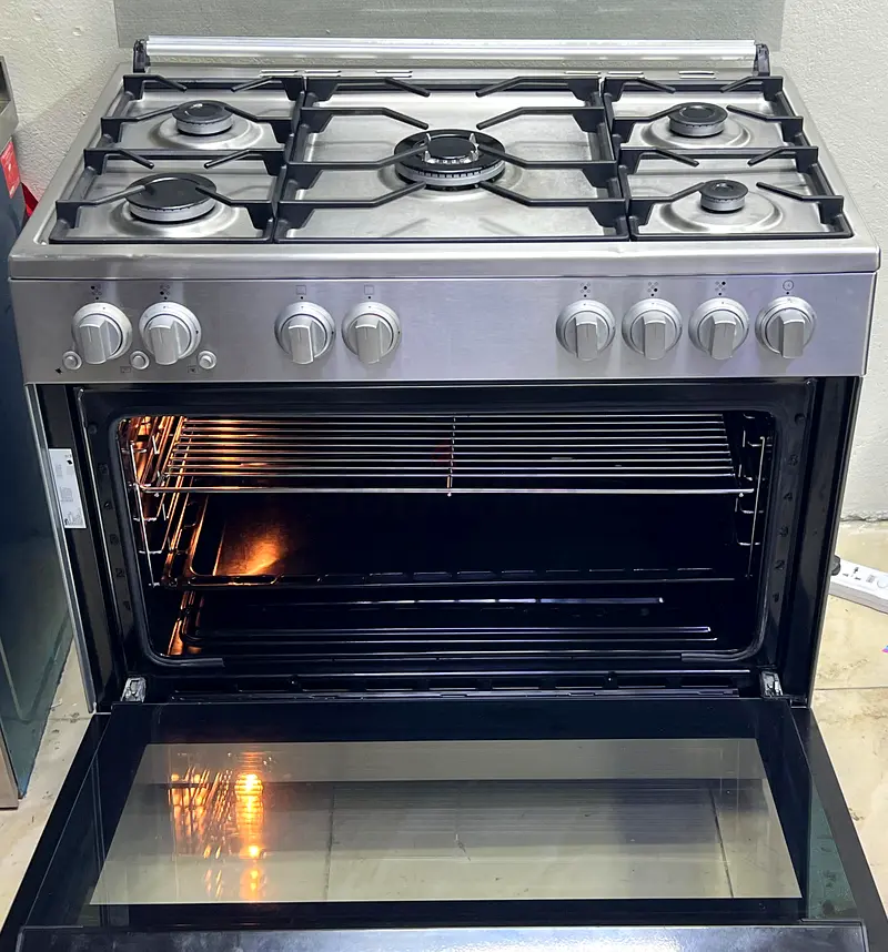 Beko full gas oven electric 5 burner 90by60