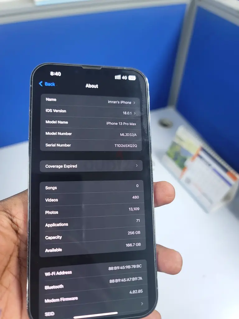 Iphone 13 pro max 256 GB