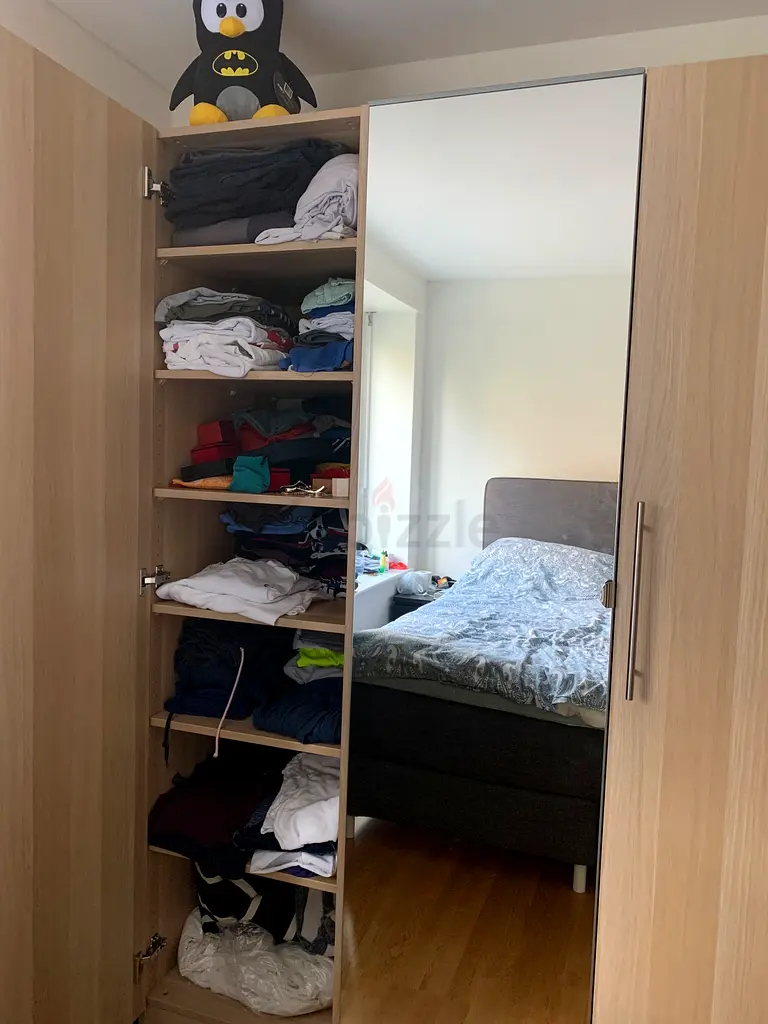 Ikea bedroom (bed and wardrobe) for sale