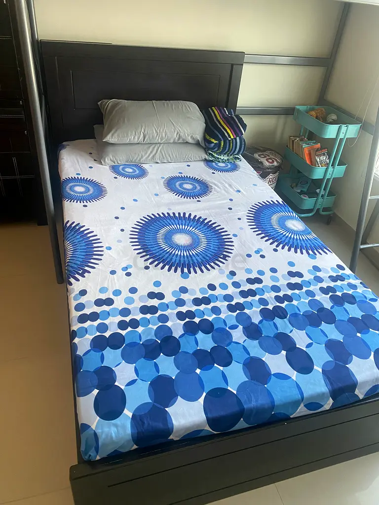 Bed for sale ( with matress) with storage