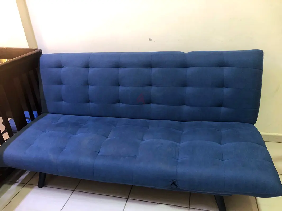 Sofa converted bed
