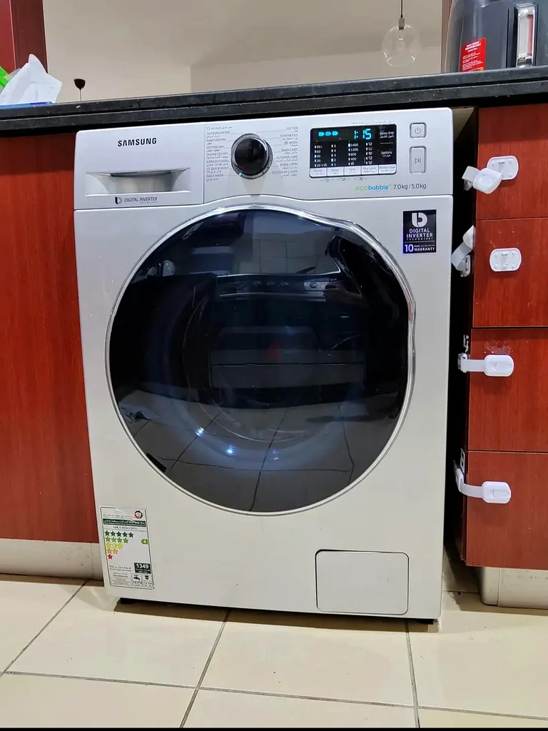 Samsung eco bubble 7/5kg combo washer dryer