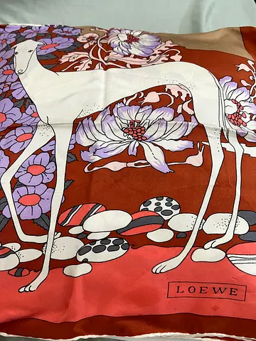 Loewe vintage scarf