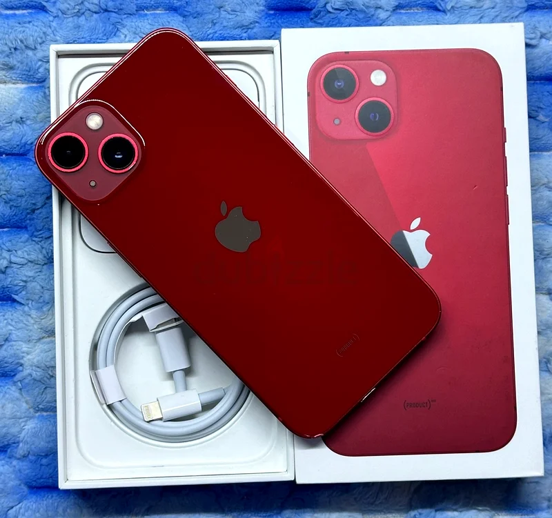 IPHONE 13 RED COLOR 128GB STORAGE