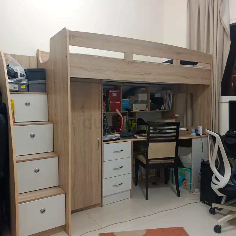 Loft bed with storage