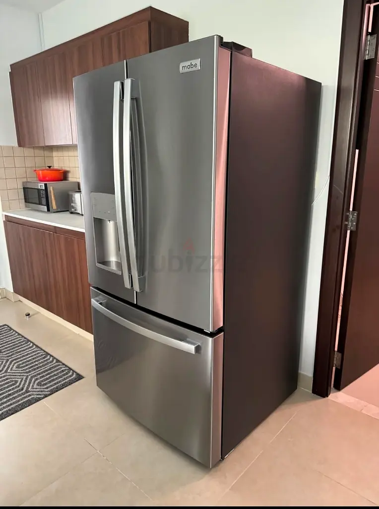 Mabe stainless steel french door fridge freezer